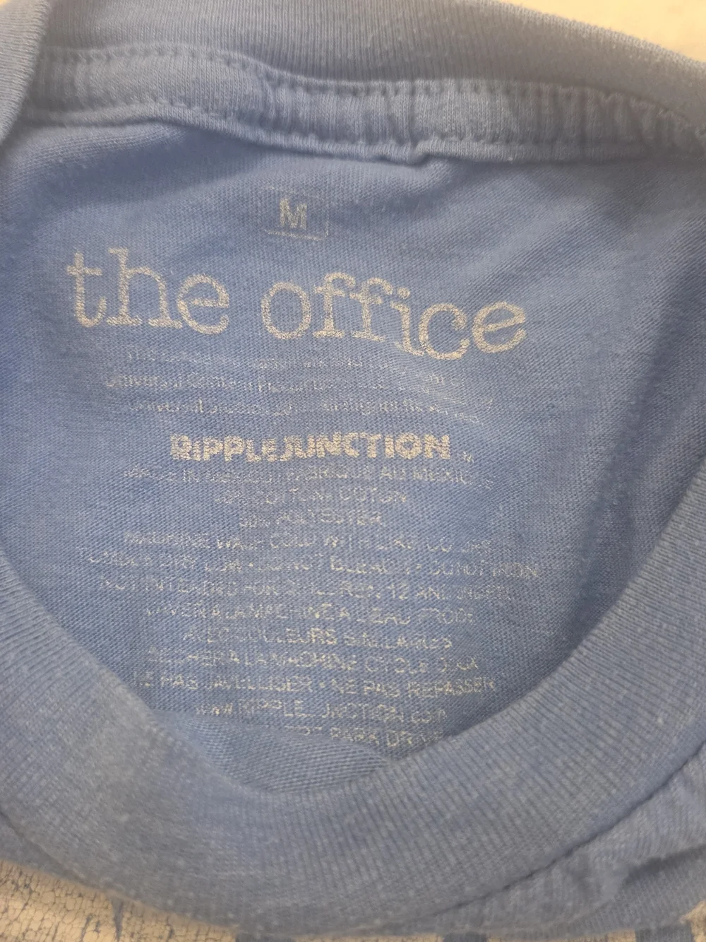 Blue Graphic Tee - Paper Company Size Medium